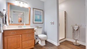 Apartment bathroom