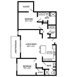 superior two bed two bath