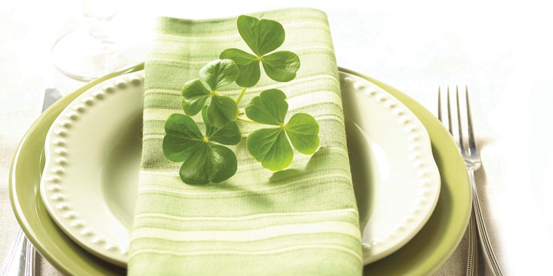 st Patricks day dinner plates